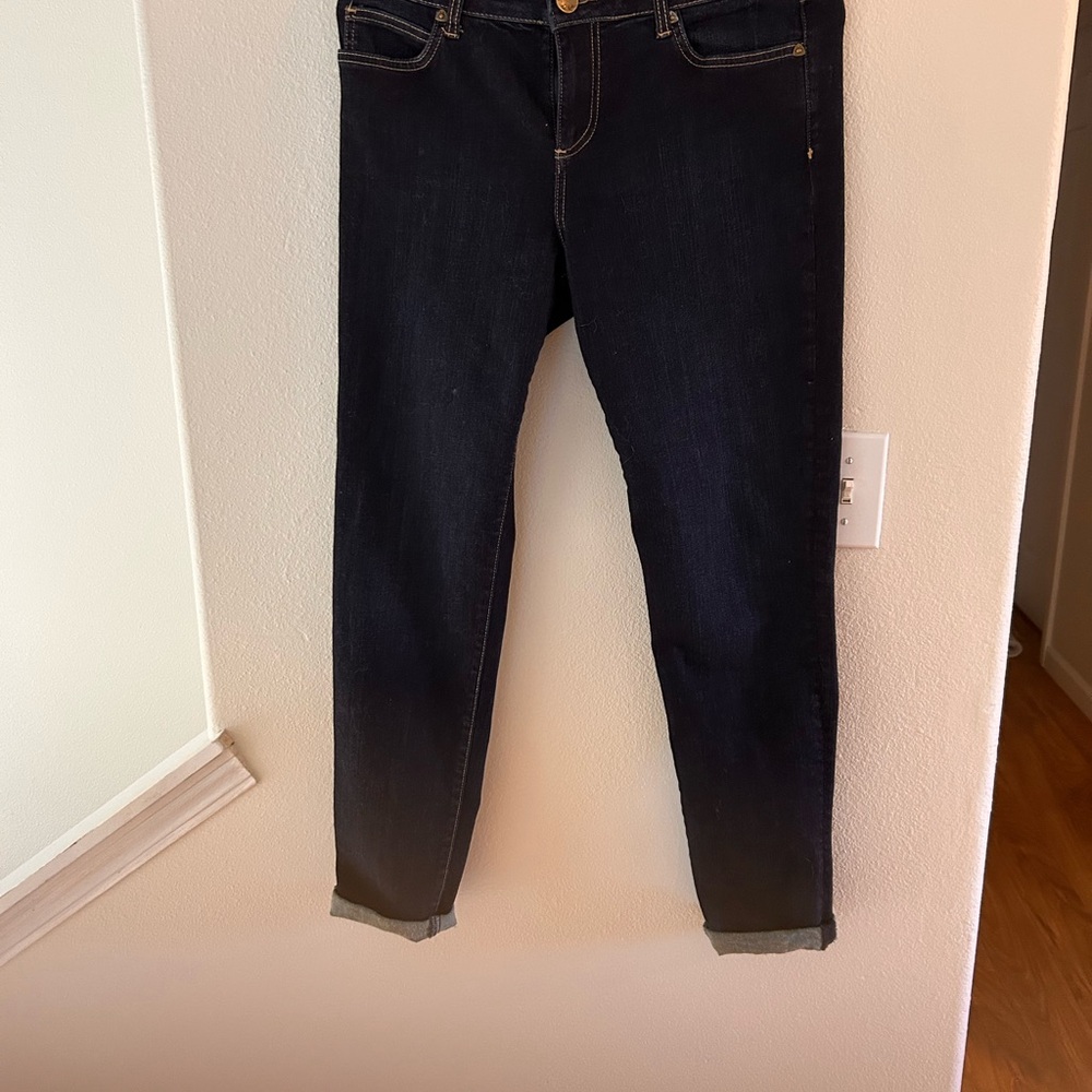 Kut from the Kloth Dark Blue Ankle Jeans